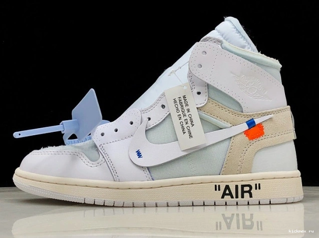 Rep Jordan AQ0818-100 White Retro High Air 1 Off-White 0816